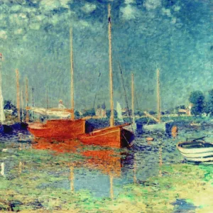 CLAUDE MONET: ARGENTEUIL. Oil on canvas