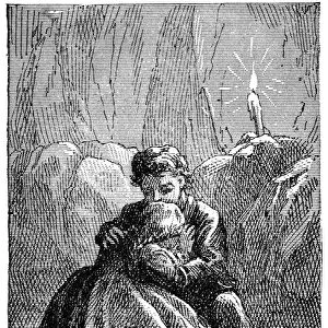 CLEMENS: TOM SAWYER. Wood engraving after a drawing by True Williams for the first edition of Mark Twains The Adventures of Tom Sawyer, 1876