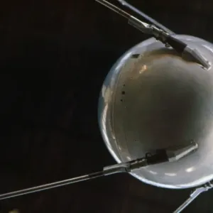 A Model of Sputnik 1 Print, 1957 A Model of Sputnik 1 Print, 1957