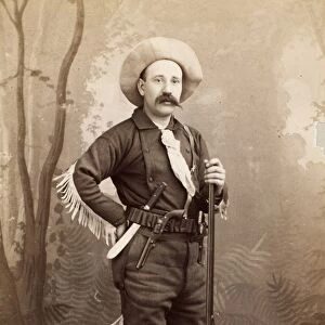 COWBOY, c1890. An unidentified South Dakota cowboy, c1890