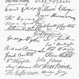 Declaration: Signatures