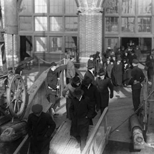 DEPORTATION, 1920. Suspected communists and other radical foreign citizens boarding