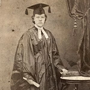 FEMALE COLLEGE GRADUATE. Miss Heilprin, an otherwise unidentified American college graduate
