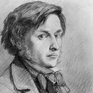 FORD MADOX BROWN (1821-1893). English (French-born) painter and designer. Pencil drawing