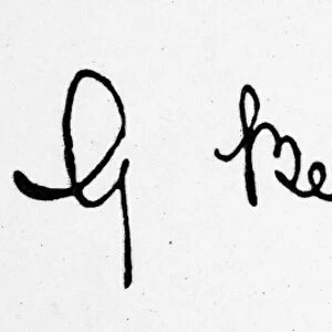 GEORGE BERNARD SHAW (1856-1950). Irish man of letters. AUtograph signature