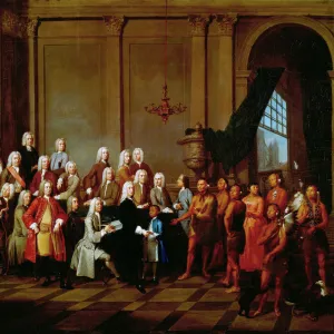 GEORGIA TRUSTEES, 1734. The founders of the colony of Georgia, the Georgia Trustees