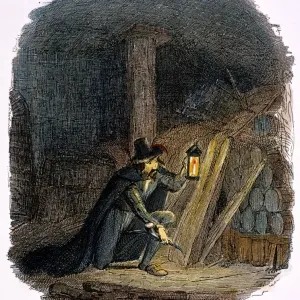 Print of Guy Fawkes Laying Gunpowder Under the House of Lords Print of Guy Fawkes Laying Gunpowder Under the House of Lords