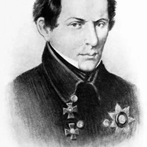IKOLAI I. LOBACHEVSKI (1793-1856). Russian mathematician. Contemporary lithograph