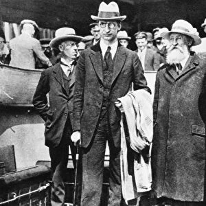 IRISH LEADERS, 1917-1918. A delegation of Irish leaders, possibly at the Irish