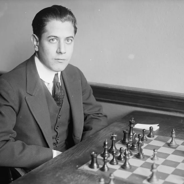 JOSE RAUL CAPABLANCA (1888-1942). Cuban chess player and world champion from 1921 to 1927