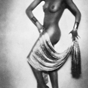 JOSEPHINE BAKER (1906-1975). American dancer. Photographed at Paris, c1929