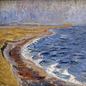 LARSEN: PAINTING, 1911. Untitled. Oil on canvas, by Johannes Larsen, 1911