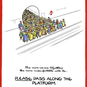 London Underground Print, 1944 - Etiquette Poster London Underground Print, 1944 - Etiquette Poster