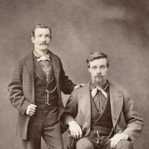 19th Century American Men's Fashion Print. Art Prints