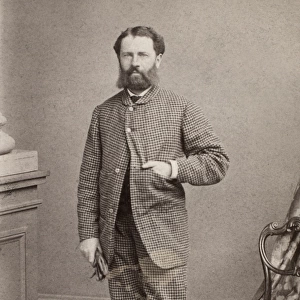 MENs FASHION, 1862. Photograph of an unidentified American man, April 1862