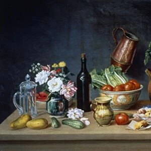 MEXICO: STILL LIFE. Still life painting by a Mexican artist