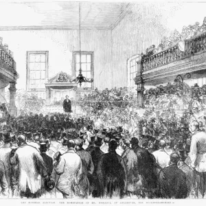 Aylesbury Election Print, 1868 Aylesbury Election Print, 1868