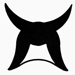 NORDIC SYMBOL: HORNS. Horns of the moon, a Nordic (Germanic) symbol of power