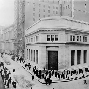 NYC: 23 WALL STREET, c1914. J. P. Morgan & Co. building at 23 Wall Street in New York City