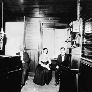 OFFICE, 1900. Photograph