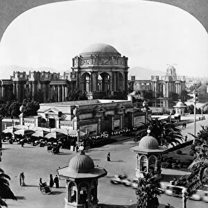 PANAMA-PACIFIC EXPOSITION. The Palace of Fine Arts at the Panama-Pacific Exposition