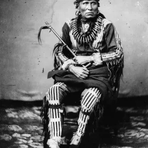 PETALESHARO II (1823-1874). Also known as Man Chief. Chaui or Grand Pawnee Native American chief