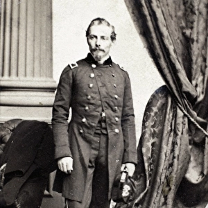 PIERRE G. T. de BEAUREGARD (1818-1893). American army officer. Original carte-de-visite photograph, c1860