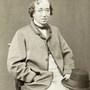 Original Carte-de-Visite Print of Benjamin Disraeli