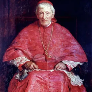 Print of John Henry Newman, English prelate Print of John Henry Newman, English prelate