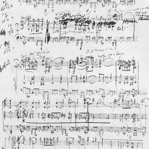 The last page of the score print of STRAVINKSY: RITE OF SPRING, 1912 The last page of the score print of STRAVINKSY: RITE OF SPRING, 1912