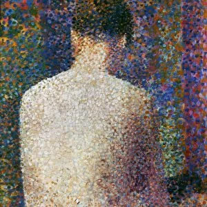 SEURAT: MODEL, c1887. Georges Seurat: Model from the Back. c1887