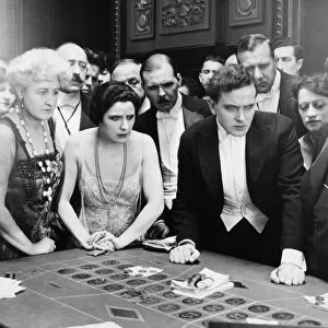 Silent Film Still: Gambling