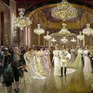 SPAIN: ROYAL WEDDING, 1906. Wedding of King Alfonso XIII of Spain to Princess Victoria