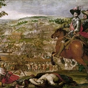 THIRTY YEARS WAR, 1622. The victory of the Spanish army over the Protestant powers