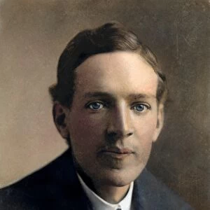 UPTON BEALL SINCLAIR (1878-1968). American writer and social reformer. Oil over a photograph