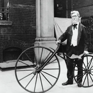 VELOCIPEDE, 1914. George C. Maynard, curator of technology at the United States National Museum