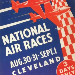 1947 Cleveland National Air Race Print 1947 Cleveland National Air Race Print