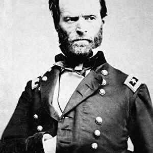 WILLIAM TECUMSEH SHERMAN (1820-1891). American army commander. Photographed by Mathew Brady, c1864