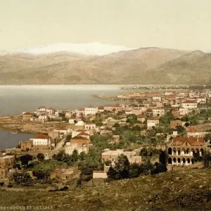 Print of Beirut, Lebanon, circa 1895 Print of Beirut, Lebanon, circa 1895