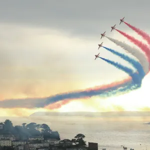 Red Arrows at Fowey