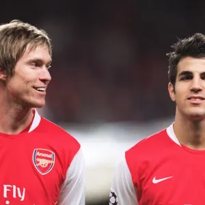 Alex Hleb and Cesc Fabregas (Arsenal)