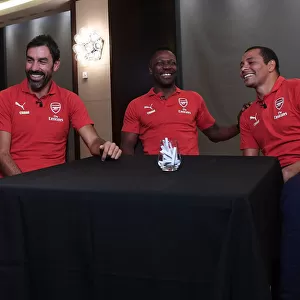 Arsenal Legends Reunite with Robert Pires, Lauren, and Gilberto against Real Madrid Legends in Madrid