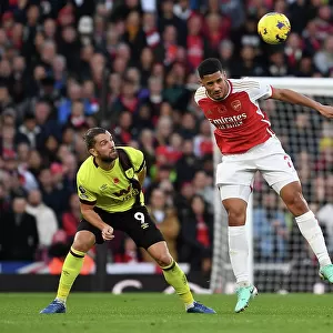 Arsenal vs Burnley: William Saliba Under Pressure in Premier League Clash (2023-24)