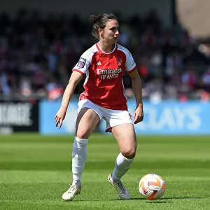 Arsenal Women vs Aston Villa: Lotte Wubben-Moy in Action during the 2022-23 FA Women's Super League Match