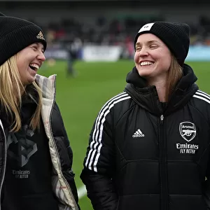 Arsenal Women vs Everton Women: Half Time Moment with Beth Mead and Kim Little