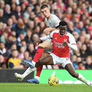 Arsenal's Eddie Nketiah Shines in Premier League Clash Against Sheffield United (2023-24)