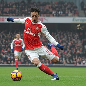 Arsenal's Mesut Ozil: In Action Against Hull City (2016-17) - Premier League Showdown at Emirates Stadium