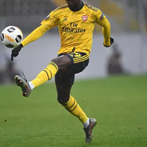Arsenal's Nicolas Pepe in Action: Europa League Clash against Vitoria Guimaraes, 2019-2020