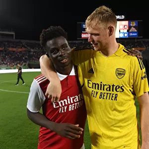Arsenal's Ramsdale and Saka: Florida Cup Showdown Against Chelsea
