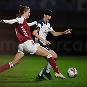Arsenal's Vivianne Miedema Scores in Empty FA WSL Cup Match: Arsenal Women vs. Tottenham Hotspur Women (2020-21 Conti Cup)